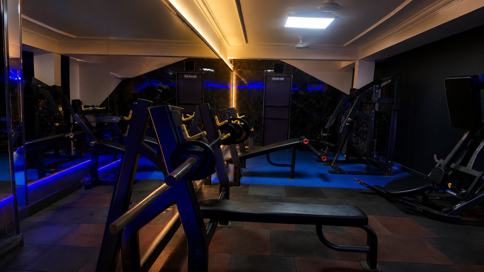 Cardio zone at Krown Fitness Mahipalpur